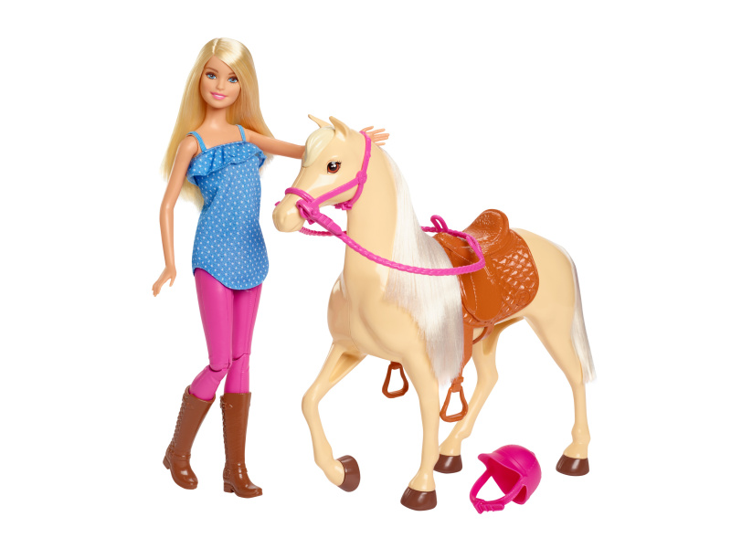 Mattel Barbie panenka s koněm