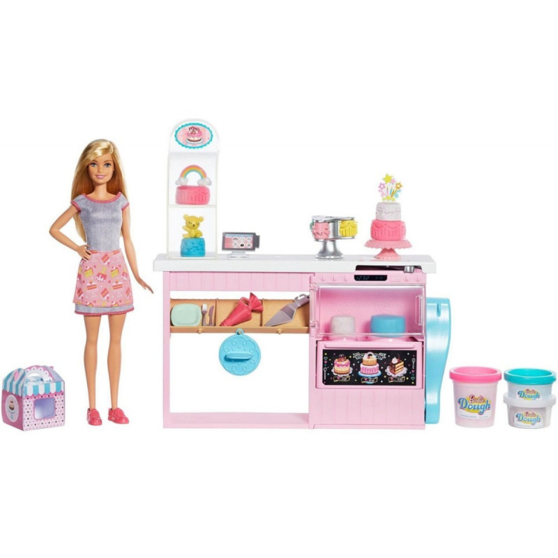 Mattel barbie cukrářství herní set s panenkou, gfp59