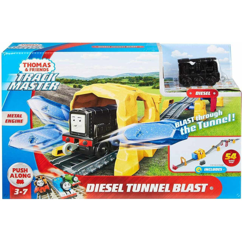 Fisher price tomášek a přátelé diesel a výbuch tunelu herní set