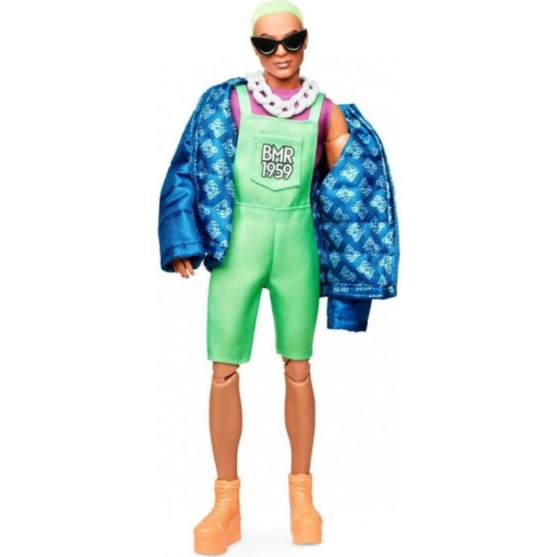 Barbie sběratelská bmr1959 ken se zelenými vlasy módní deluxe, mattel ght96
