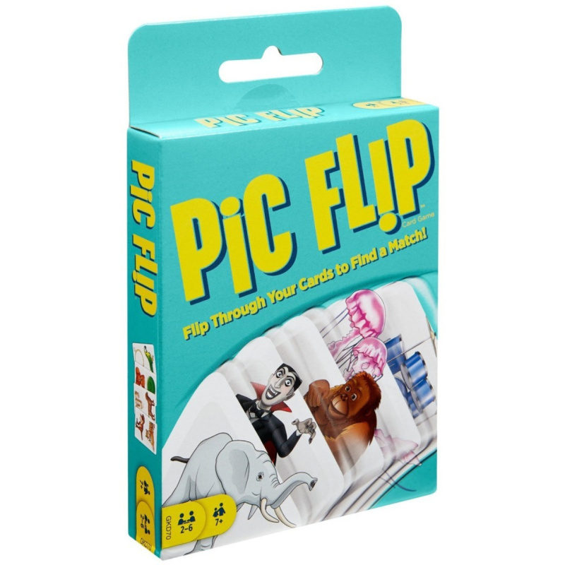 Mattel pic flip karetní hra