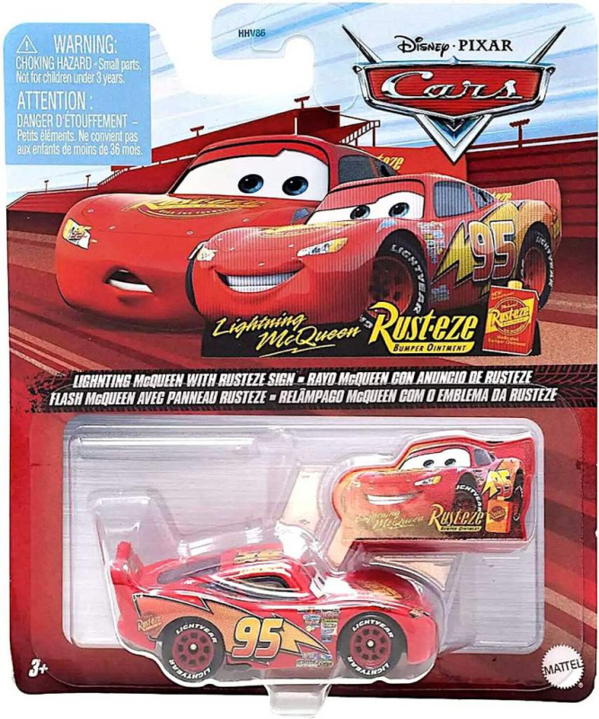 Mattel cars 3 autíčko blesk mcqueen s panelem, gcc81