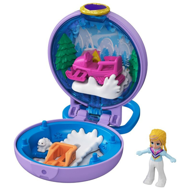 Polly pocket pidi pocketka sněžný skútr, mattel gkj41