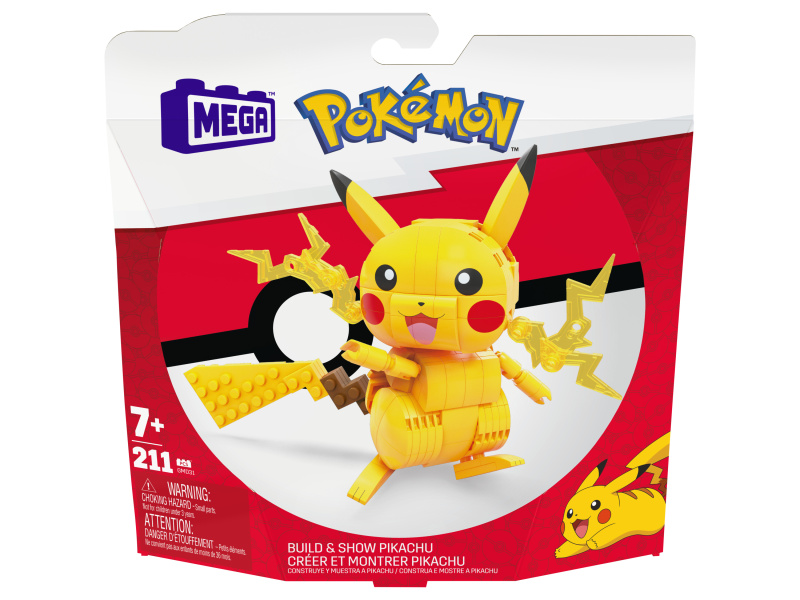 Mega Construx Postav a vystav si Pokémona Pikachu