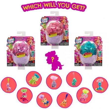 Mattel Cave Club dino zvířátko herní set se slizem a doplňky 4 překvapení plast