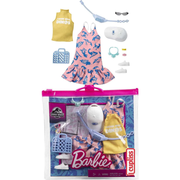 Mattel Barbie Fashion Sada oblečení Jurassic Park GRD63