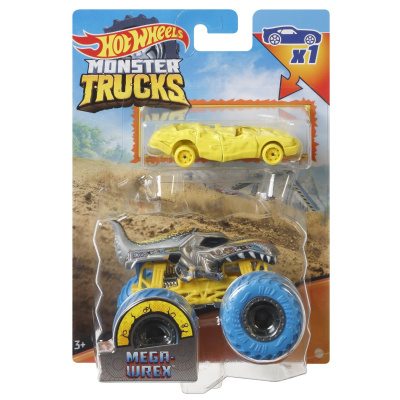 HW MONSTER TRUCKS 1:64 S ANGLIČÁKEM ASST