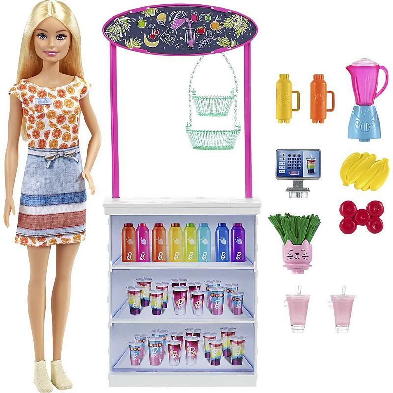 Mattel barbie smoothie stánek s panenkou, grn75