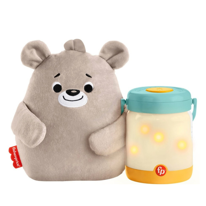 Fisher price medvídek a usínáček se světluškami, mattel grr00
