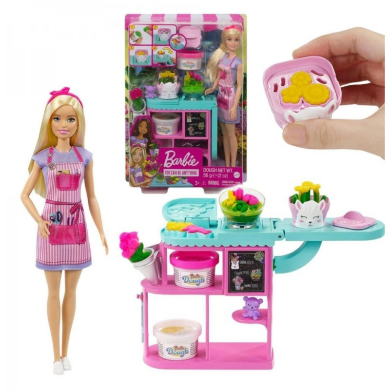 Barbie první povolání květinářka, mattel gtn58