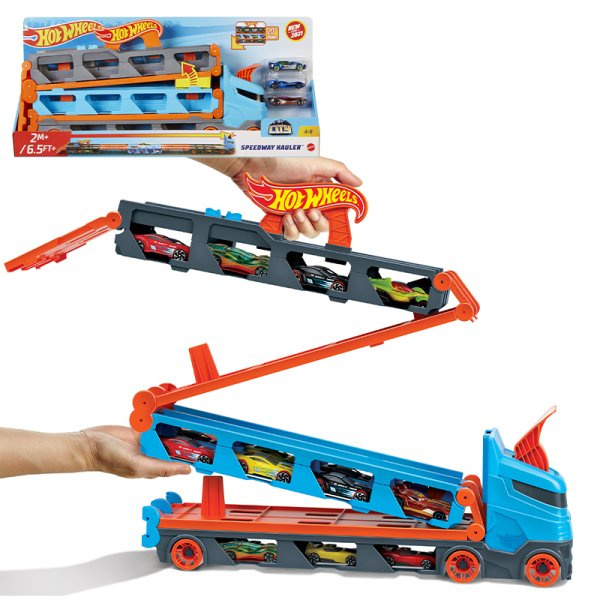 Hot wheels nadupaný tahač, mattel gvg37