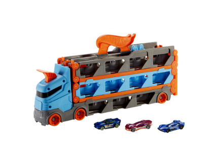 Hot wheels nadupaný tahač, mattel gvg37