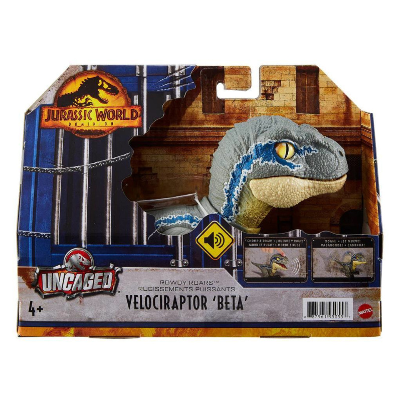 Mattel jurský svět: nadvláda řvoucí mládě velociraptor beta