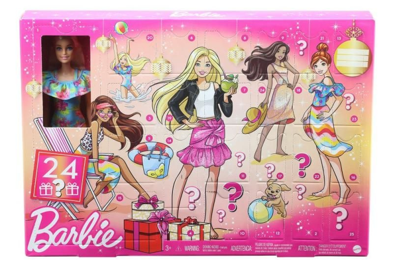 Mattel barbie adventní kalendář, gxd64