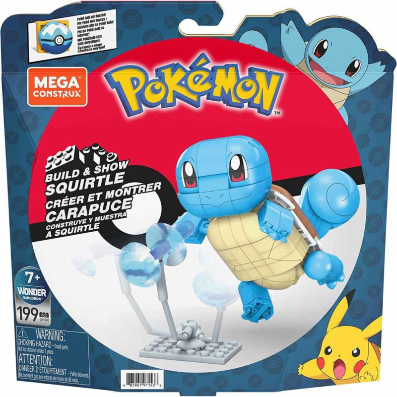 Mega Construx Postav a vystav si Pokémona Squirtle GKY95