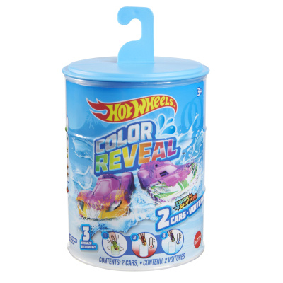 Hot Wheels Color Reveal Vozidla s měnící se barvou, 2 ks