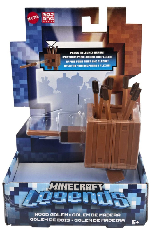 Mattel minecraft legends dřevěný golem