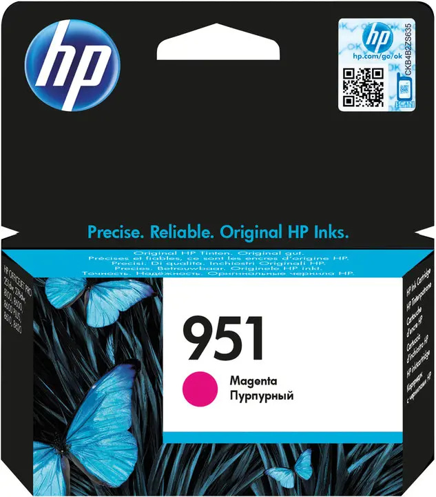 Cartridge HP CN051AE, č. 951 - purpurová