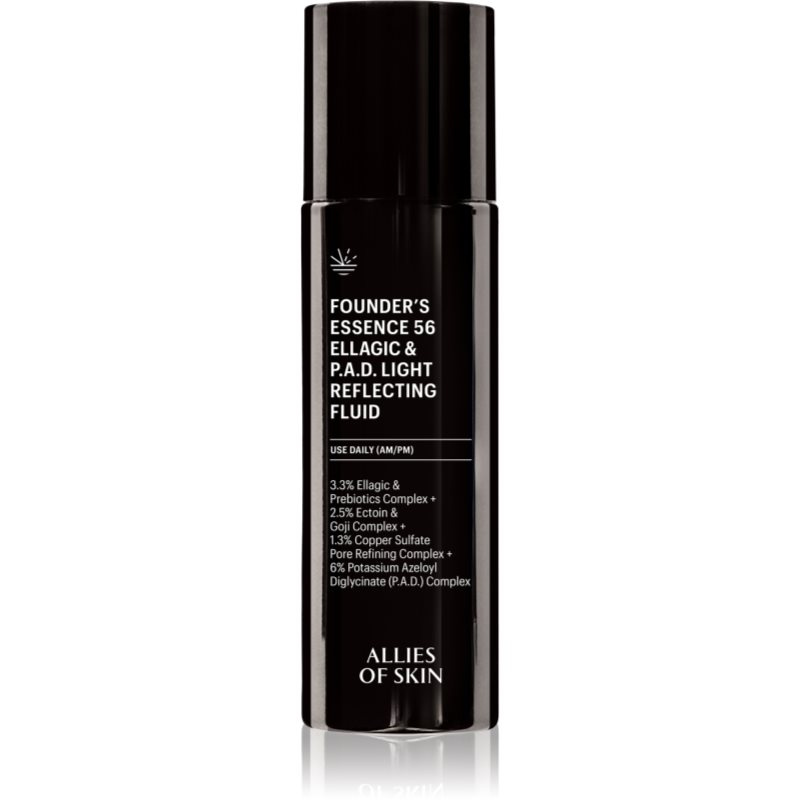 Allies of Skin Founder's Essence 56 Ellagic & P.A.D. Light Reflecting Fluid rozjasňující esence 100 ml