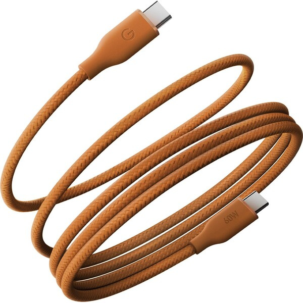 ENERGEA Helix 60W USB-C magnetický kabel (480Mbps), 1,5 m, oranžový