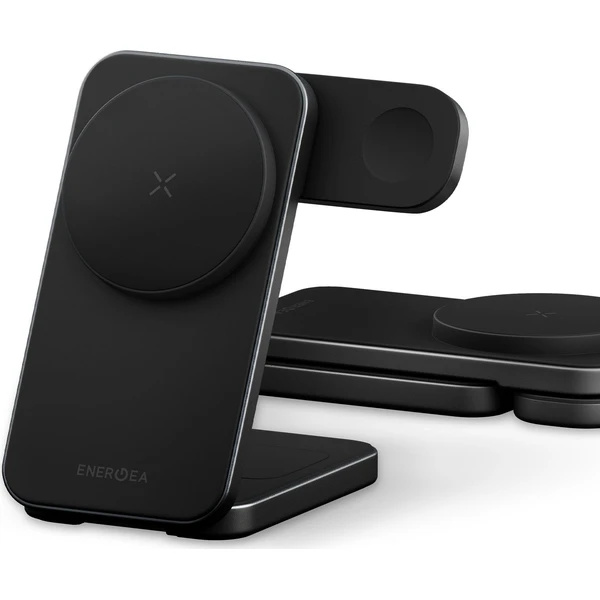 ENERGEA MagTrio 2 MagSafe 3v1 (Qi2) 25W nabíječka tmavě šedá