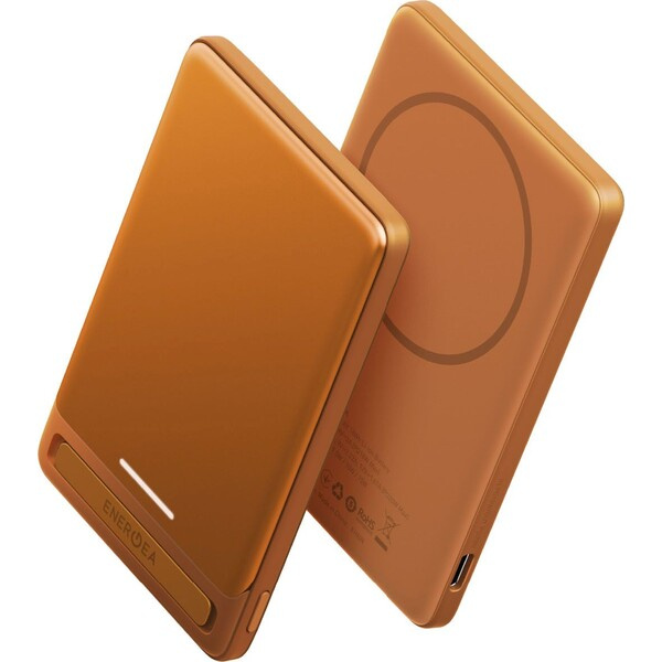 ENERGEA AluPac Edge 5K MagSafe (Qi2) powerbanka 5000 mAh oranžová