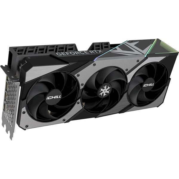 INNO3D NVIDIA GeForce RTX 5070 Ti iChill X3 (C507T3-16D7X-176069R) Černá/stříbrná