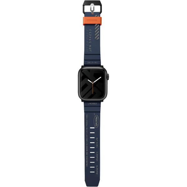 SKINARMA Shokku řemínek Apple Watch 46/45/44/42 mm modrý