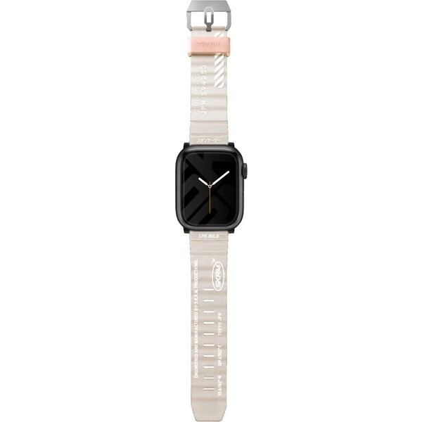 SKINARMA Shokku řemínek Apple Watch 46/45/44/42 mm béžový