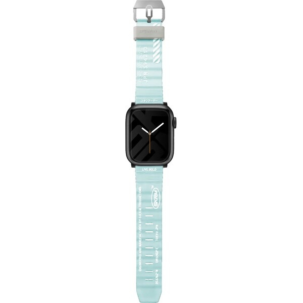 SKINARMA Shokku řemínek Apple Watch 46/45/44/42 mm tyrkysová