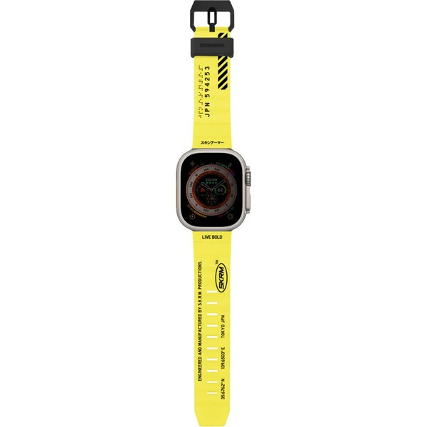 SKINARMA Shokku řemínek Apple Watch 49/45/44/42 mm žlutý