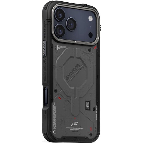 SKINARMA Vigor Mag-Charge MagSafe kryt iPhone 17 Pro Max Charcoal