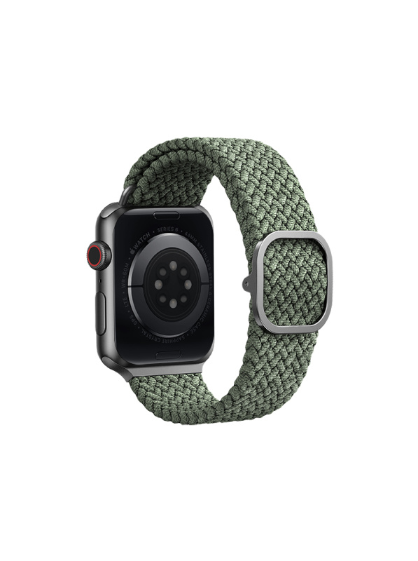 UNIQ strap Aspen Apple Watch 40/38mm Braided cypress green UNIQ-40MM-ASPGRN