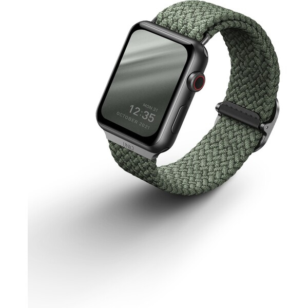 UNIQ strap Aspen Apple Watch 40/38mm Braided cypress green UNIQ-40MM-ASPGRN