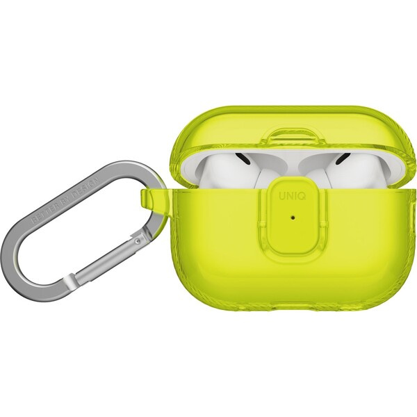 UNIQ Glase Pro Lock Case pouzdro AirPods Pro 3 limetkové