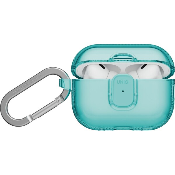 UNIQ Glase Pro Lock Case pouzdro AirPods Pro 3 tyrkysové