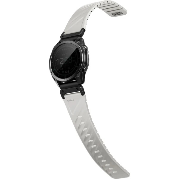 UNIQ Fluo Magnetický řemínek pro Garmin (Quick Release/QuickFit 22 mm) Mist Grey