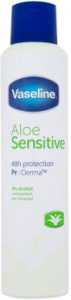 Vaseline Aloe Sensitive Antiperspirant antiperspirant ve spreji 250 ml
