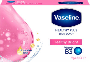 Vaseline Healthy Bright Bar Soap tuhé mýdlo 75 g