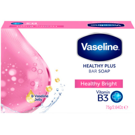 Vaseline Healthy Bright Bar Soap tuhé mýdlo 75 g