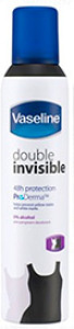 Vaseline Double Invisible Antiperspirant antiperspirant ve spreji proti bílým skvrnám 250 ml