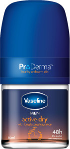 Vaseline Men Active Dry Roll-On antiperspirant roll-on pro muže 50 ml