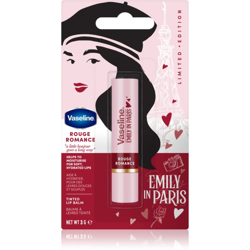 Vaseline Emily In Paris tónovací balzám na rty odstín Rouge Romance 3 g