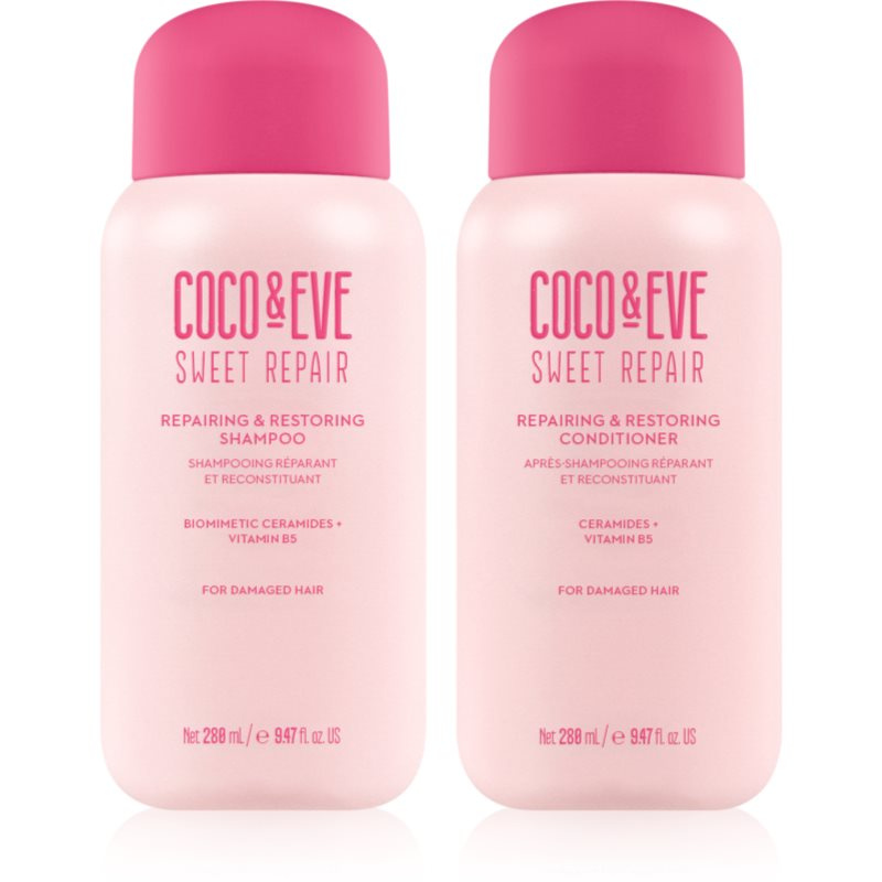 Coco & Eve Sweet Repair Hair Rehab Kit sada pro poškozené a barvené vlasy