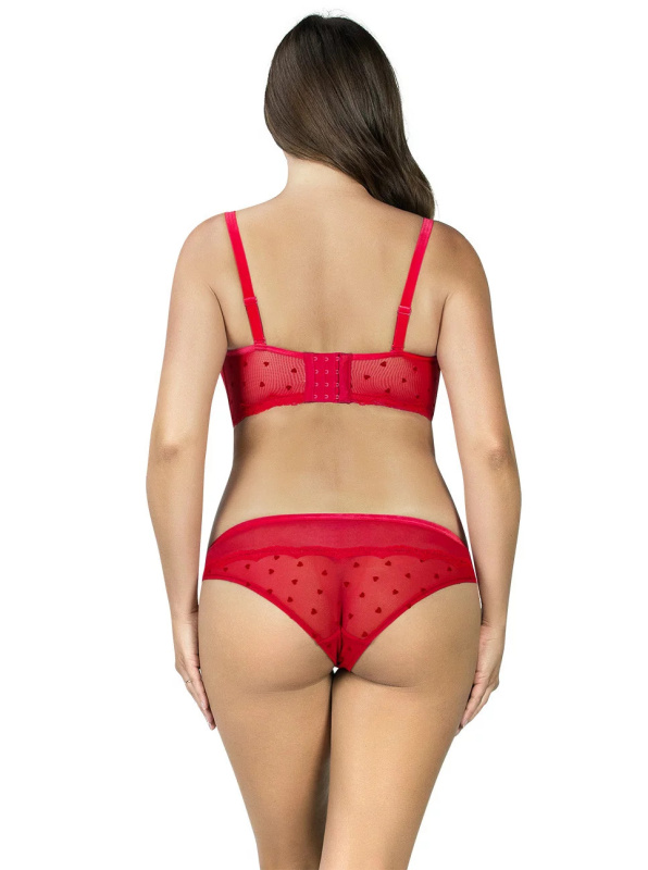 Balkonová podprsenka Lily 5811 - Parfait červená 80E