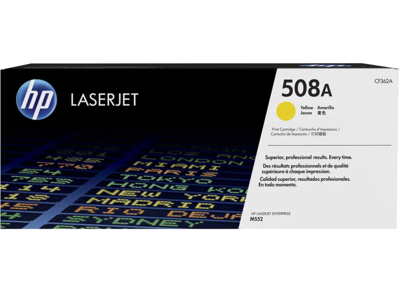HP - toner č. 508A, CF362A, yellow (žlutý) pro laserové tiskárny