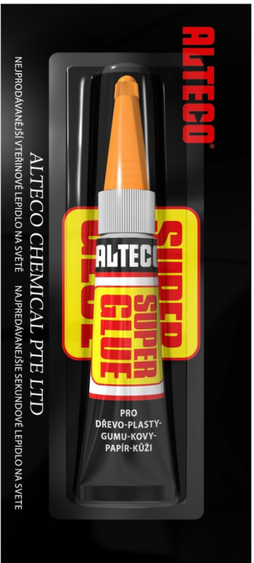 ALTECO Sekundové lepidlo Super Glue, 3 g