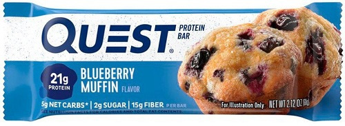 Quest Nutrition Protein Bar 60g - Blueberry Muffin