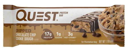Quest Nutrition Protein Bar 50g  - S polevou Chocolate chip cookie dough