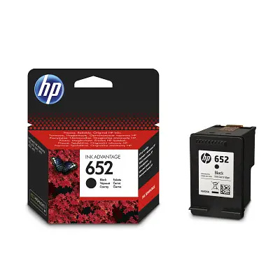 Cartridge HP F6V25AE/652 - černá